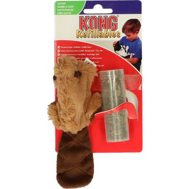 Kong Refillable Beaver Catnip 14cm