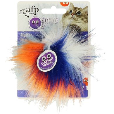 All For Paws Furry Fluffer Yellow 5cm