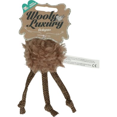 Wooly Luxury Octopus Bruin 18cm