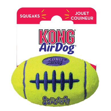 Kong Air Squeaker Football Geel