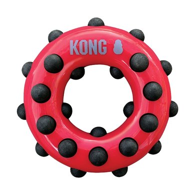Kong Company LTD Kong Dotz Circle zwart/rood small