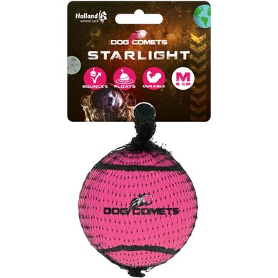 Dog Comets Ball Starlight Pink