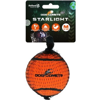 Dog Comets Ball Starlight Orange