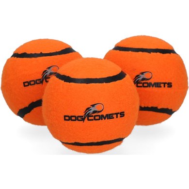 Dog Comets Ball Starlight 3 Pieces Orange