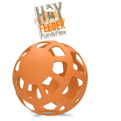 Excellent Hay Slowfeeder Fun and Flex Oranje 22cm