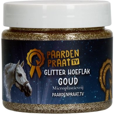 Paardenpraat Hoof Polish Glitter Gold 150ml