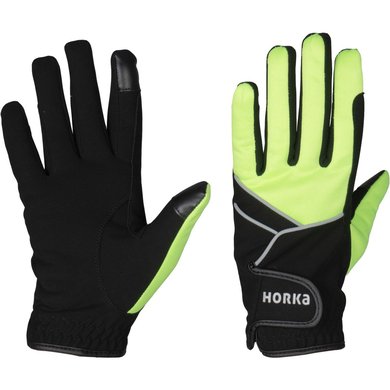 Horka Handschuhe Reflektierend Schwarz/Gelb