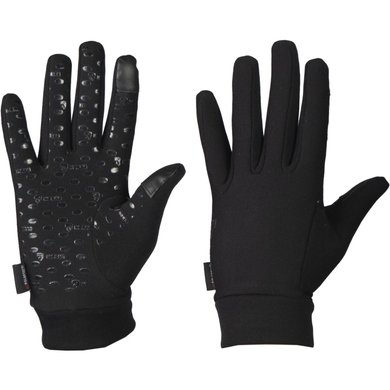 Horka Gloves Equestrian Pro Polartec Black