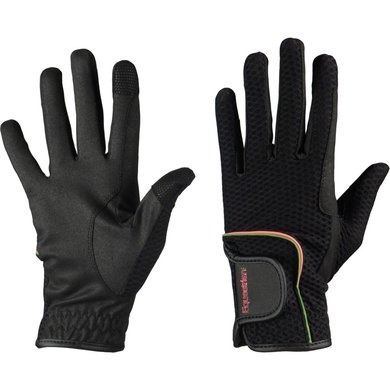 Horka Riding Gloves Neon Pink/Green