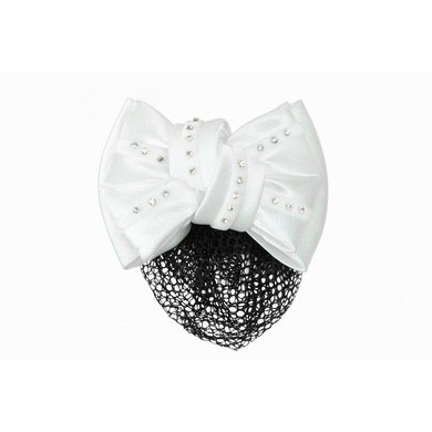Horka Show Bow With Strass White