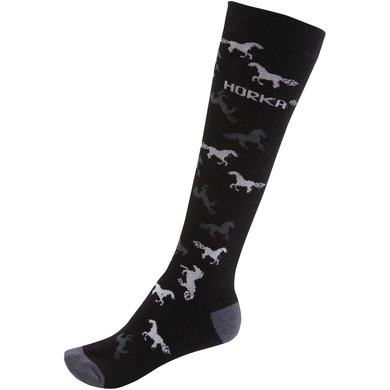 Horka Socks Horses Black/Grey
