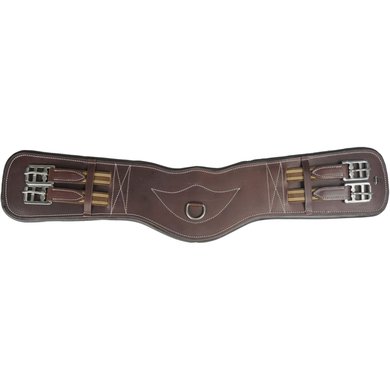 Horka Dressage Girth Leather Brown/Silver
