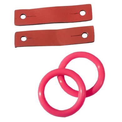 Horka Ring en Leertje voor Veiligheidsbeugels Pink