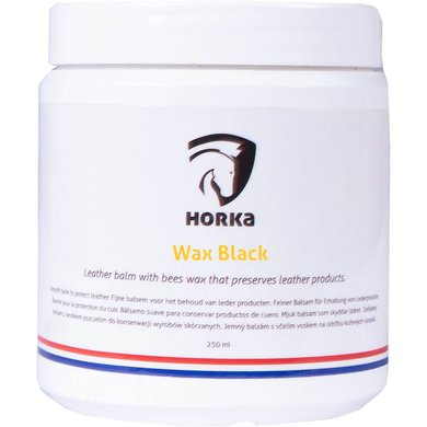 Horka Leather Balm With Bees Wax Black