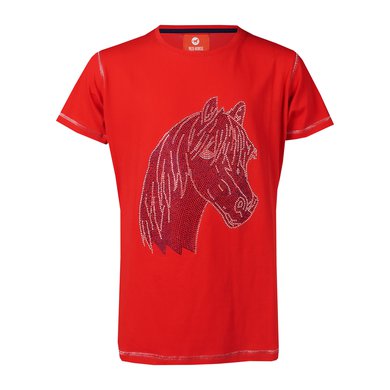 Red Horse T-Shirt Caliber Rot 104
