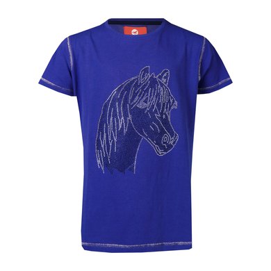 Red Horse T-shirt Caliber Bleu Royal