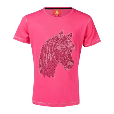 Red Horse T-shirt Caliber Magenta
