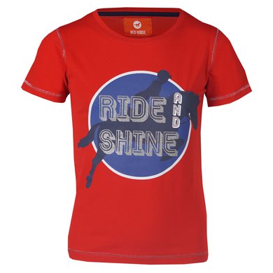 Red Horse T-Shirt Luxor Rood