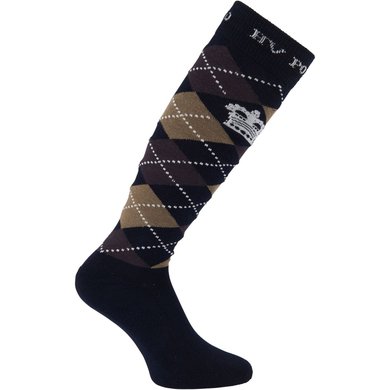 HV Polo Chaussettes Argyle Navy/Coffee/Taupe