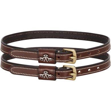 HV Polo Spur Straps Legacy Brown One Size