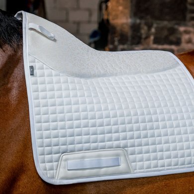 Horseware Tapis de Selle Comfort Tech Dressage Blanc Cob/Full