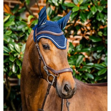 Horseware Bonnet Anti-Mouches Signature Marin