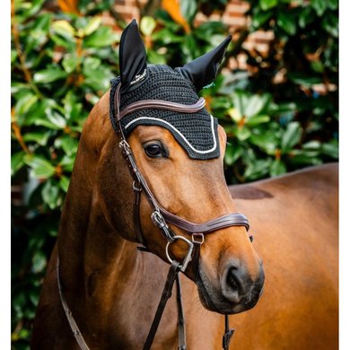 Horseware Bonnet Anti-Mouches Signature Noir
