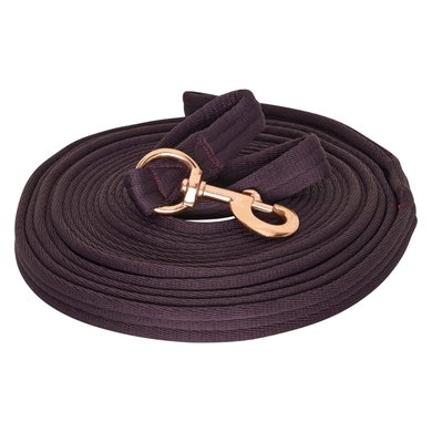 Imperial Riding Lunging Side Rope Soft Cushion Web Extra Bordeaux