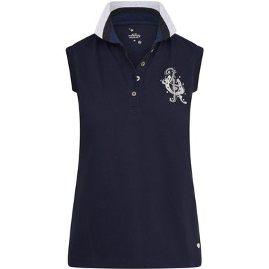 Imperial Riding Polo Shirt Frenzie Mouwloos Navy S
