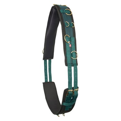 Imperial Riding Lunging Girth Deluxe Additional Nylon Forest Green