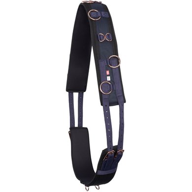 Imperial Riding Lunging Girth Deluxe Extra Nylon Navy