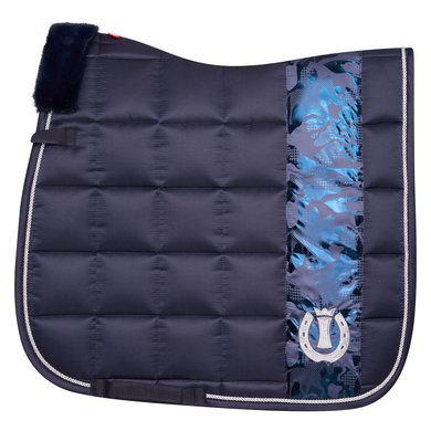 Imperial Riding Saddlepad Ambient Hide & Ride Dressage Navy Full