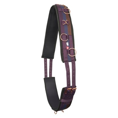 Imperial Riding Lunging Girth Deluxe Additional Nylon Multi Bordeaux