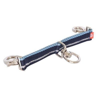 Imperial Riding Lunge Bridle Bit Nylon Blue/Navy/Silver