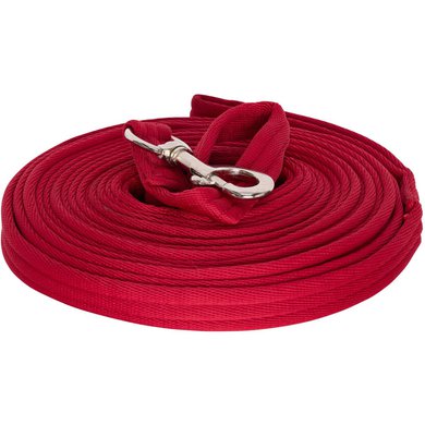 Imperial Riding Lunging Side Rope Soft Cushion Web Extra Tango Red