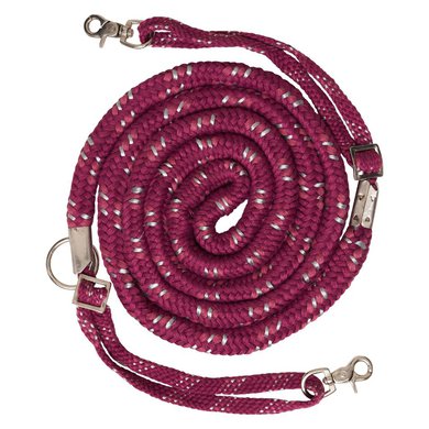 Imperial Riding Lunging Line Rose/Bordeaux One Size