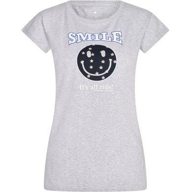 Imperial Riding T-Shirt Smiley Stars Grey Heather S