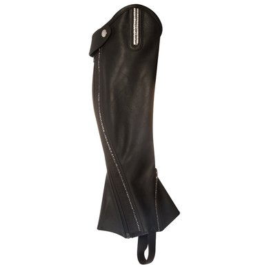 Imperial Riding Chaps Synetisch Leder Sparkling Black/Silver XS