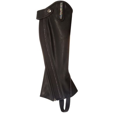 Imperial Riding Chaps Sparkling Synthetic Leather Sparkling Black/Lila