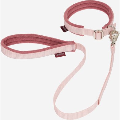 LeMieux Toy Dog Collar & Leash Pink Quartz