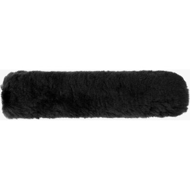 LeMieux Fur Padded Nose Band Faux Lambswool Black One Size