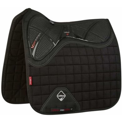 LeMieux Saddlepad X-Grip Square Dressage Black L (Full)