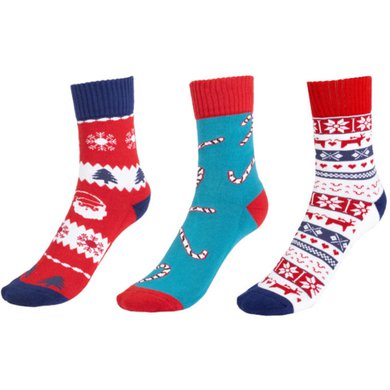 Kavalkade Socks Christmas Shorties Red