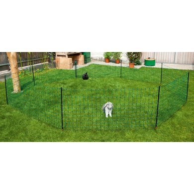Kerbl Kaninchennetz 65 cm, Einzelspitz Grün 50m
