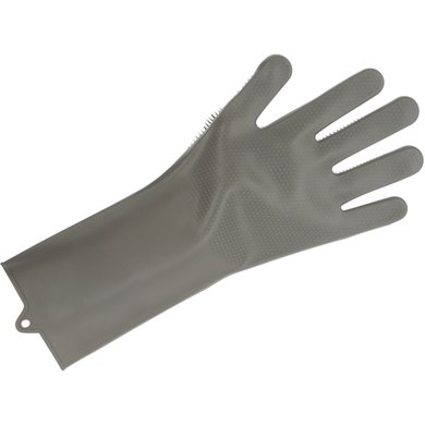 Covalliero Grooming-and WasGloves Silicon Grey Pair