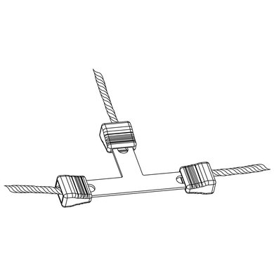 Connecteur en T Litzclip pour fil électrique de AKO