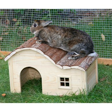 Kerbl Rodent Cabin Gently Curved Roof Wood