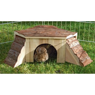 Kerbl Rodent house Nature Wood 37x35x15cm