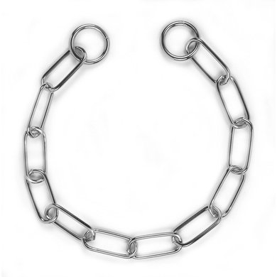 Kerbl Chain Collar with Long Links Metal 46cm