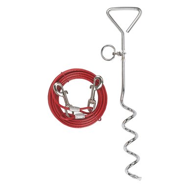 Kerbl Spiral Stake with Yard Lead